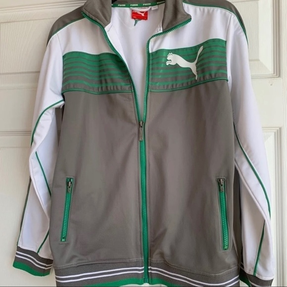 Puma Boys Zip Up Track Jacket - Picture 1 of 5
